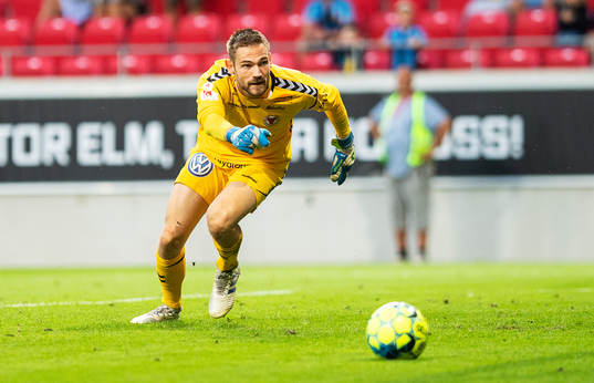 Kalmars målvakt Lucas Hägg-Johansson