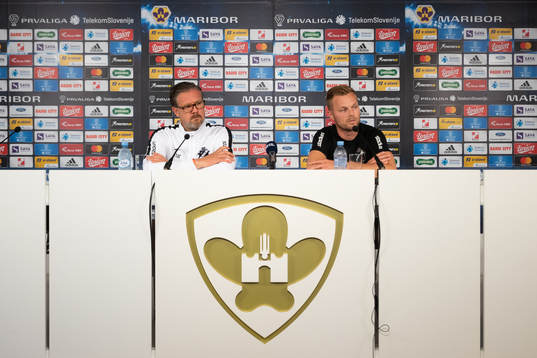 Rikard Norling, head coach and Sebastian Larsson of AIK