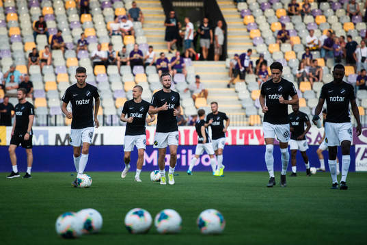 Karol Mets, Robert Lundström, Daniel Granli and Henok