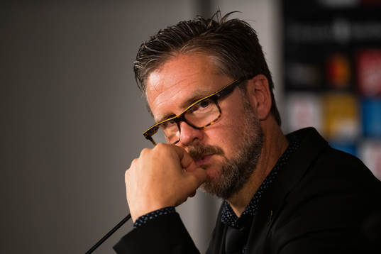 Rikard Norling, head coach of AIK at the press conference