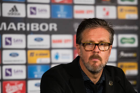 Rikard Norling, head coach of AIK at the press conference