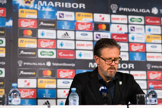 Rikard Norling, head coach of AIK at the press conference