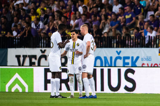 Henok Goitom, Tarik Elyounoussi and Kolbeinn Sigthorsson in