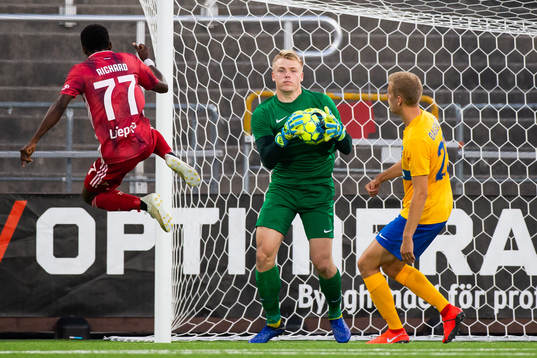 Goalkeeper Isak Pettersson of IFK Norrköping