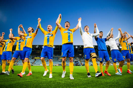 Players of IFK Norrköping celebrate