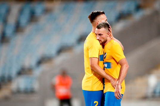 Sead Haksabanovic and Henrik Castegren of IFK Norrköping