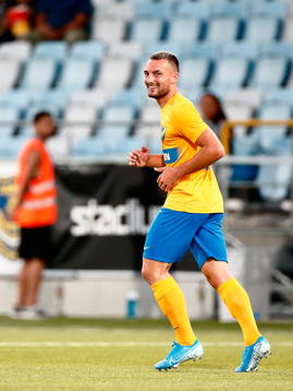 Sead Haksabanovic of IFK Norrköping celebrates scoring 2-0