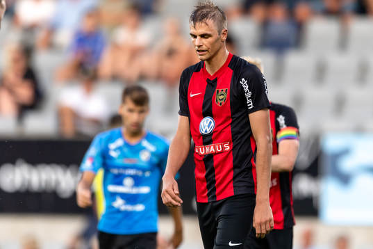 Brommapojkarnas Oscar Pehrsson deppar