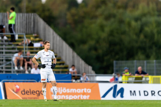 Halmstads målvakt Malkolm Nilsson