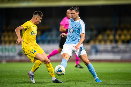 Marcus Antonsson of IFK Norrköping and Gregor Sikosek of