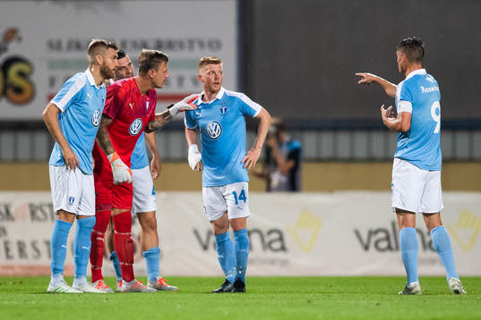 Rasmus Bengtsson, goalkeeper Johan Dahlin, Anders