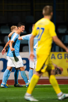 Marcus Antonsson of Malmö FF celebrate with team mates