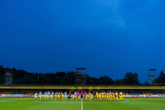 Players of Domzale and of Malmö FF