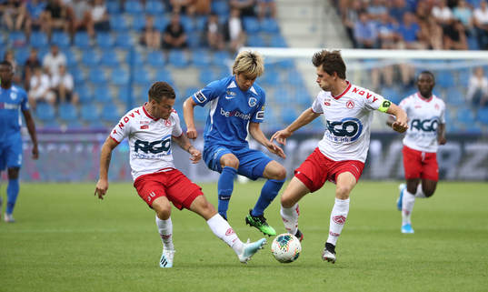 GENK, BELGIUM - JULY 26: Kristof D'Haene of Kv Kortrijk,