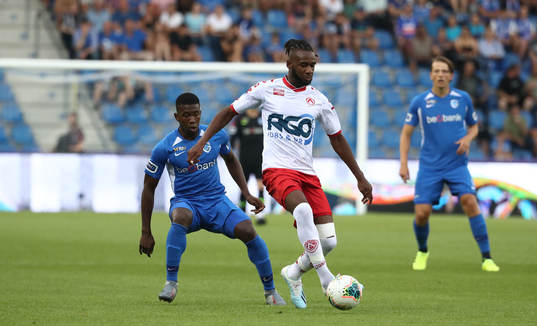 GENK, BELGIUM - JULY 26: Carlos Cuesta of Krc Genk and