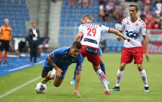 GENK, BELGIUM - JULY 26: Joakim Maehle of Krc Genk and