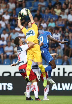 GENK, BELGIUM - JULY 26: Sebastien Bruzzese of Kv Kortrijk