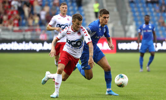 GENK, BELGIUM - JULY 26: Kristof D'Haene of Kv Kortrijk and