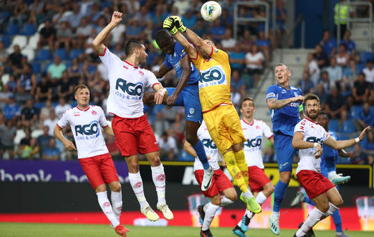 GENK, BELGIUM - JULY 26: Ally Samatta of Krc Genk and
