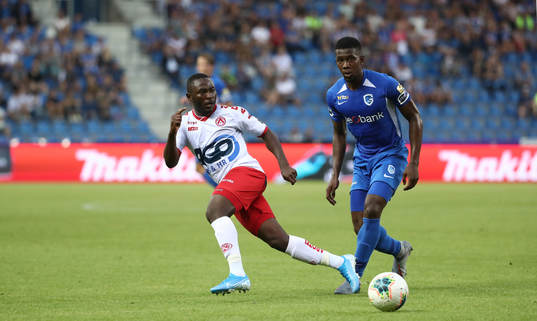 GENK, BELGIUM - JULY 26: Abdul Jeleel Ajagun of Kv Kortrijk