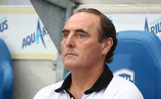 GENK, BELGIUM - JULY 26: Yves Vanderhaeghe, head coach of