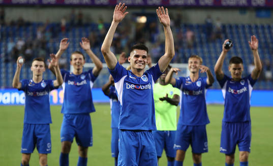 GENK, BELGIUM - JULY 26: Ianis Hagi of Krc Genk celebrates