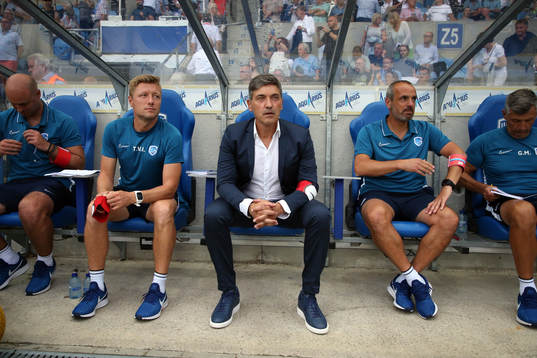 GENK, BELGIUM - JULY 26: Felice Mazzu, head coach of Krc