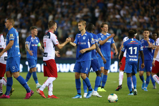 GENK, BELGIUM - JULY 26: Andriy Batsula of Kortrijk and
