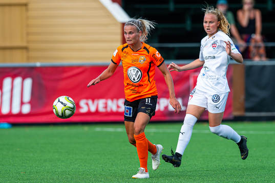 Kungsbackas Sara Nilsson och Rosengårds Ebba Wieder