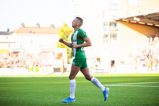 Hammarbys Nikola Djurdjic jublar