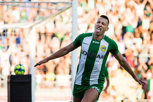 Hammarbys Nikola Djurdjic jublar