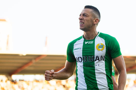 Hammarbys Nikola Djurdjic jublar
