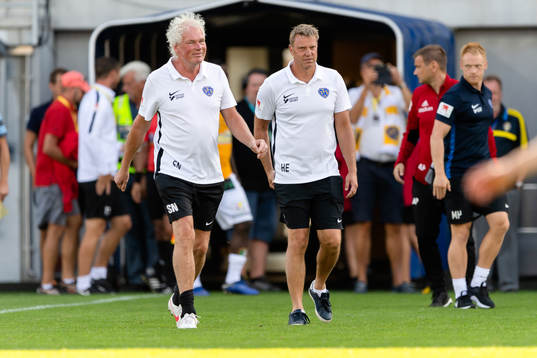 Falkenbergs läkare Sverker Nilsson och tränare Hasse