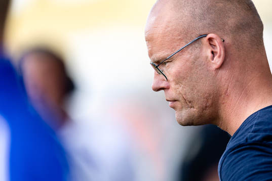 Sundsvalls tränare Joel Cedergren deppar