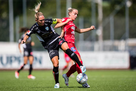 Göteborgs Elin Rubensson och Örebros Jonna Dahlberg