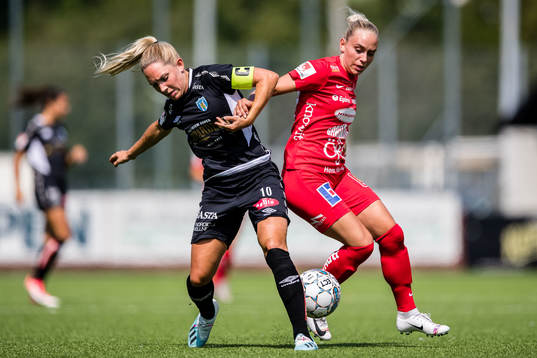 Göteborgs Elin Rubensson och Örebros Jonna Dahlberg
