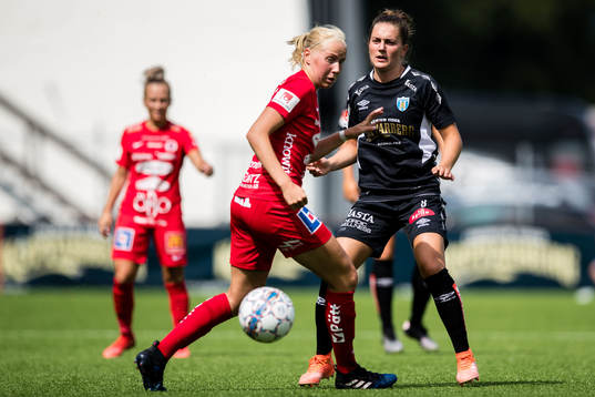 Örebros Eveliina Summanen och Göteborgs Vilde Böe Risa