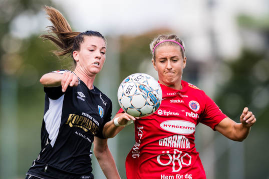 Göteborgs Pauline Hammarlund och Örebros Emma Kullberg