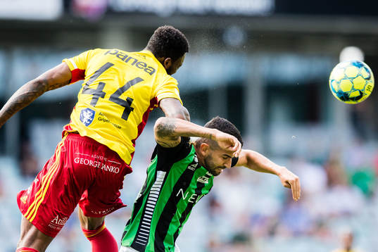 Syrianskas Abdel Rhamane Khalil Diarra och GAIS Paulo