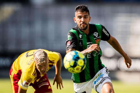 Syrianskas Martin Falkeborn och GAIS Paulo Marcelo