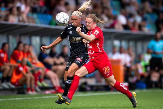Göteborgs Emma Koivisto och Örebros Maja Regnås