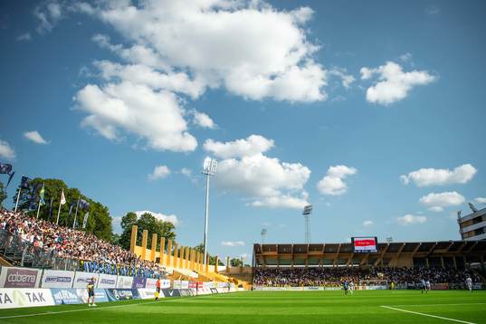 En generell vy över fotbollsmatchen i Allsvenskan mellan