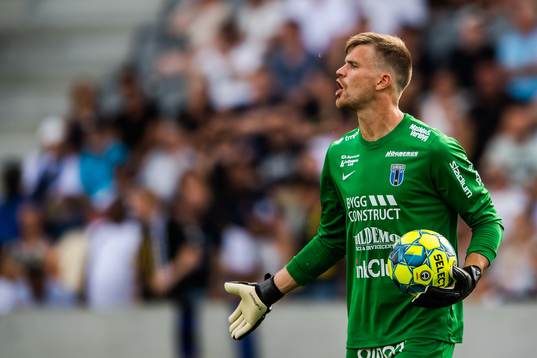 Sirius målvakt Lukas Jonsson