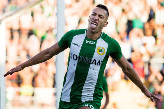 Hammarbys Nikola Djurdjic jublar