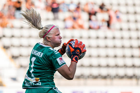 Linköpings målvakt Emma Holmgren