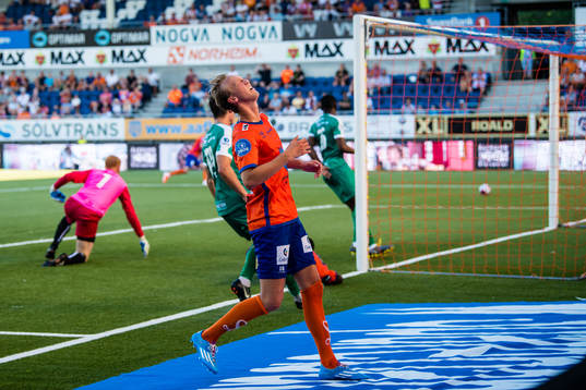 Jørgen Hatlehol of Aalesund looks dejected