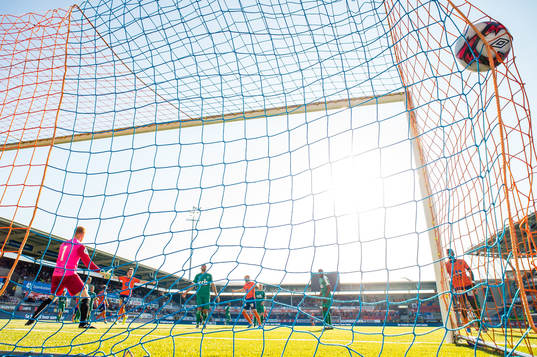 Kaj Ramsteijn of Aalesund scores the 1.0 goal