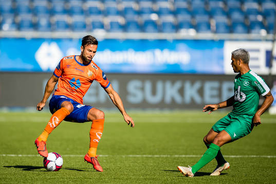 Kaj Ramsteijn of Aalesund and Jefferson David Concalo de