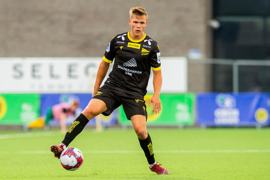 Eirik Wichne of Start the OBOS-ligaen match between