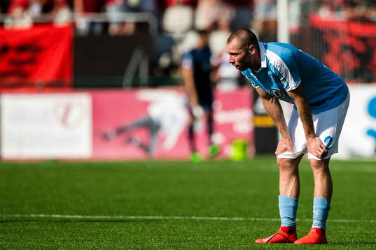 Malmö FFs Jo Inge Berget deppar